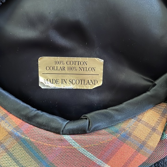 St. Andrews plaid newsboy style cap - Picture 4 of 8